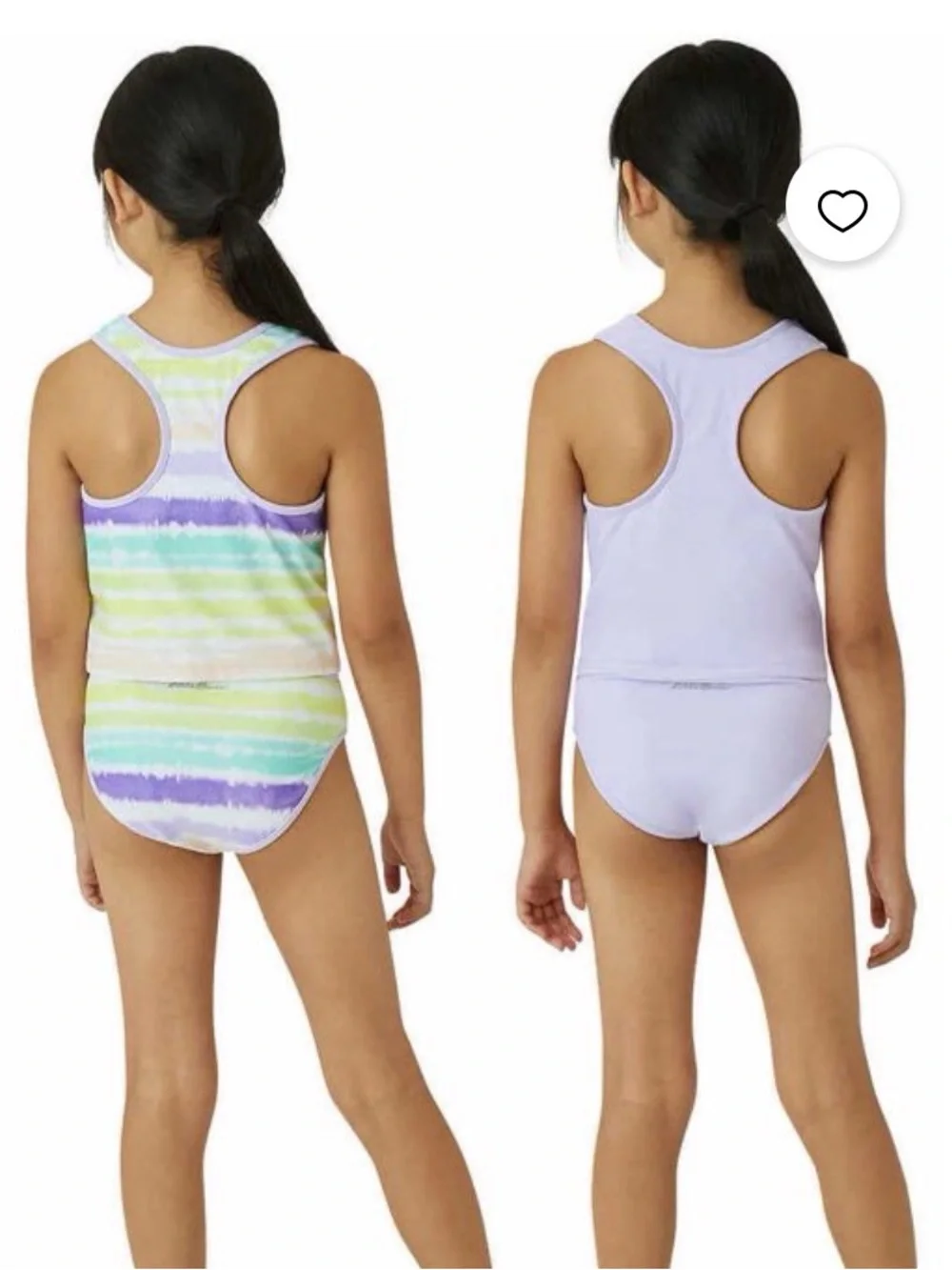 NWOT Eddie Bauer Reversible Tankini Swimsuit Size M (10/12)